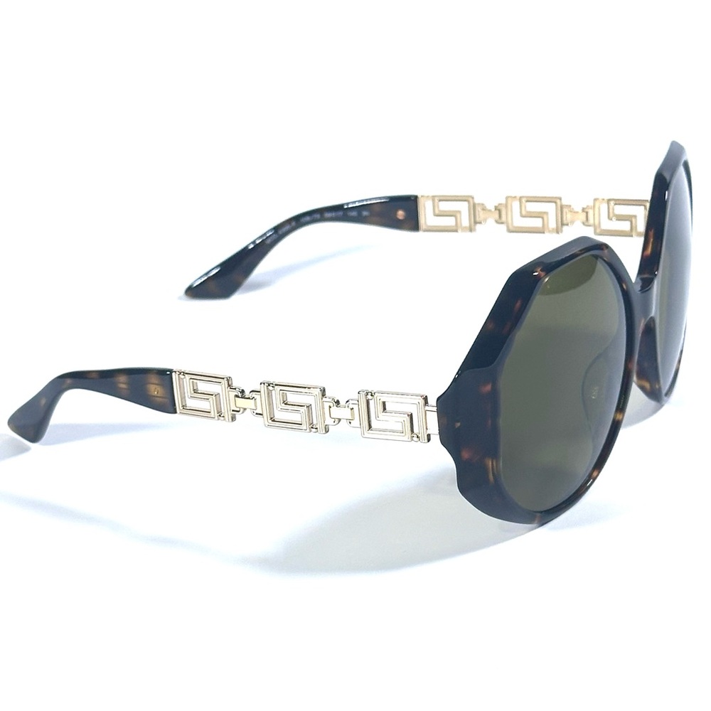 Versace Mod. 4395 F 108/73 Sunglasses Authentic New  Versace Havana and Gold - Picture 7 of 8